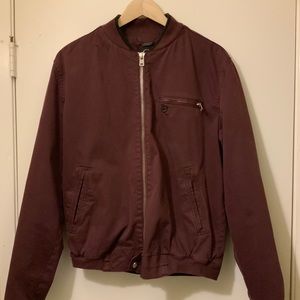 McQ by Alexander McQueen Burgundy Jacket, US M